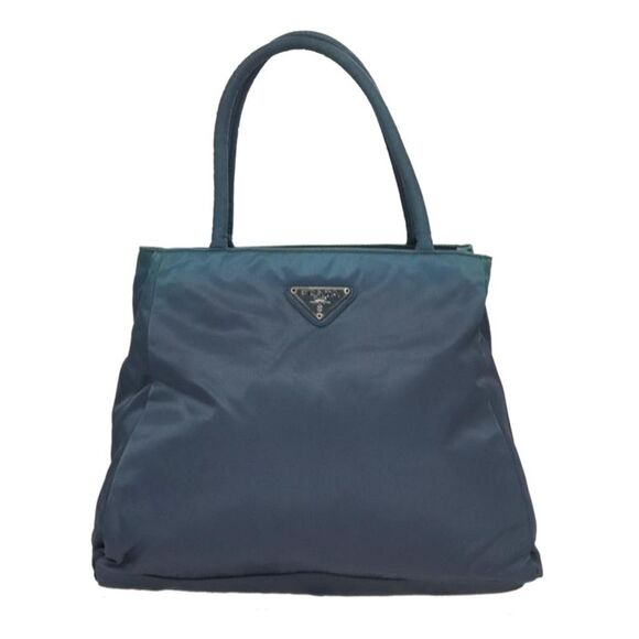 Prada Handbags - Prada Tessuto Navy Synthetic Handbag (Pre-Owned)